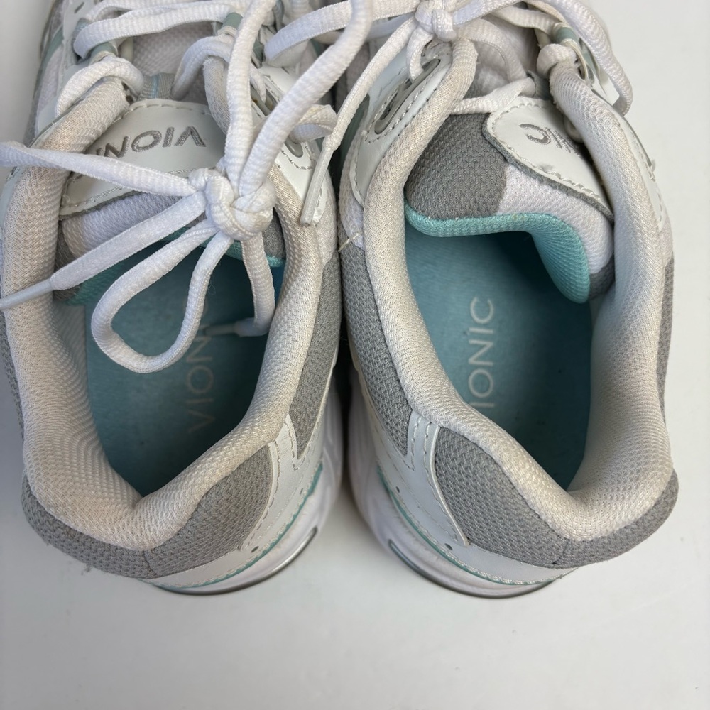 Vionic Walker White Gray Teal Athletic Sneakers W… - image 8